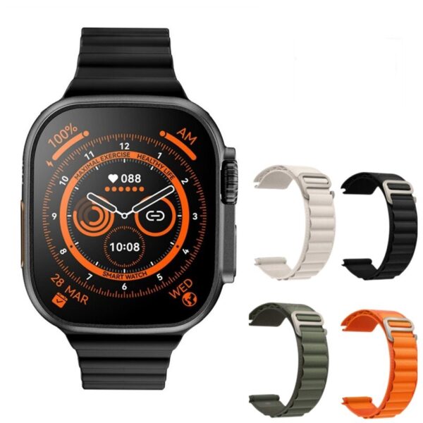 Smartwatch Ultra 8 para homens e mulheres, NFC, GPS Track, Chamada Bluetooth, Smartwatch Esportivo Impermeável, Série 8, Novo, 49mm - Image 3