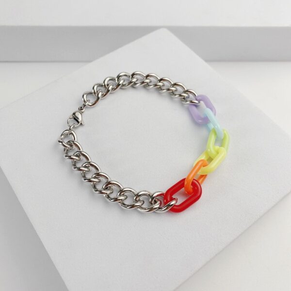 Pulseira Cinta LGBTQ, arco-íris para homens mulheres. - Image 28