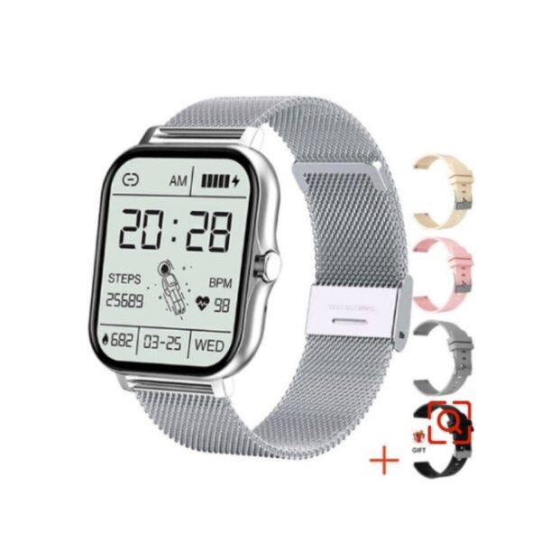 Relógio Inteligente elegante Bluetooth chamada de resposta, masculino/feminino, dial digital smartwatch pulseira freqüência cardíaca oxigênio no sangue rastreador de fitness novo - Image 9