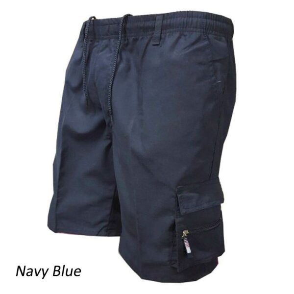 Bermuda Shorts masculinos respiráveis com bolsos múltiplos, casual de verão, praia - Image 15