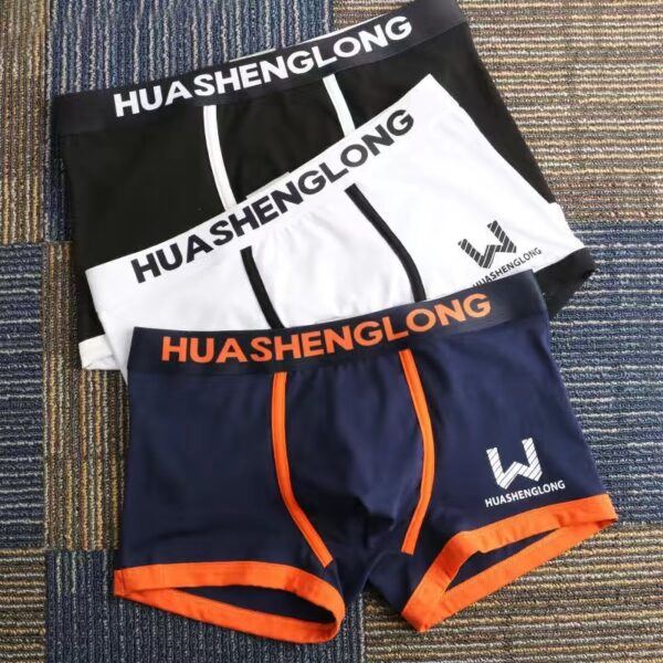 Cueca Boxer masculina algodão macio, kit com 3 pçs, roupa interior masculina, boxers confortáveis, respiráveis - Image 15