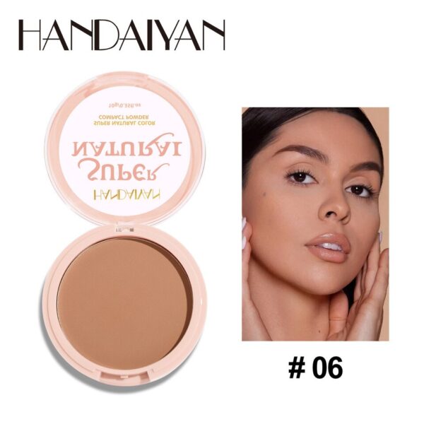 Pó fosco rosto impermeável, controle de óleo, maquiagem duradoura, ajuste cosmético compacto, SPF 30 PA +++, 8 cores - Image 3