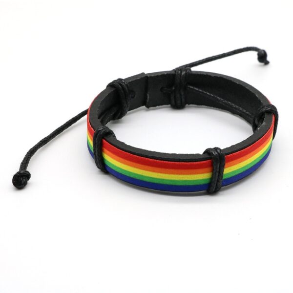 Pulseira Cinta LGBTQ, arco-íris para homens mulheres. - Image 3