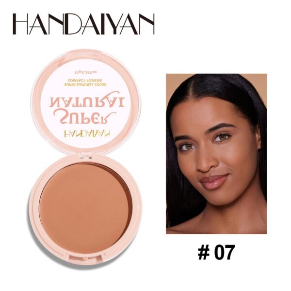 Pó fosco rosto impermeável, controle de óleo, maquiagem duradoura, ajuste cosmético compacto, SPF 30 PA +++, 8 cores - Image 2