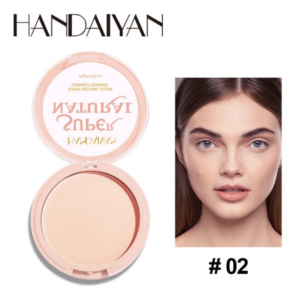 Pó fosco rosto impermeável, controle de óleo, maquiagem duradoura, ajuste cosmético compacto, SPF 30 PA +++, 8 cores - Image 12