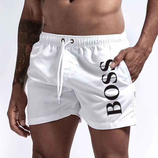 Shorts 2023 verão moda masculina praia casual malha respirável correndo esportes fitness secagem rápida 4xl