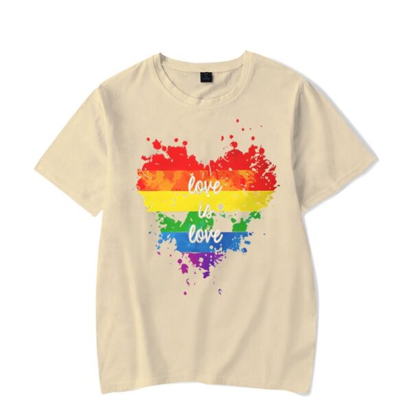Camiseta LGBTQ, O amor é amor Coração- Hipster, Lésbicas Gay Bissexual Transexuais, Streetwear Camiseta O - Image 11