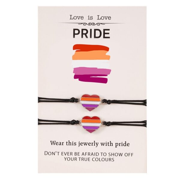 Pulseira Cinta LGBTQ, arco-íris para homens mulheres. - Image 21