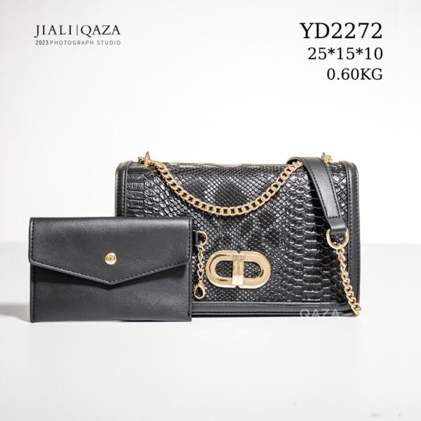 Bolsas crossbody de PU couro, forro poliéster para senhoras, bolsas de ombro - Image 3