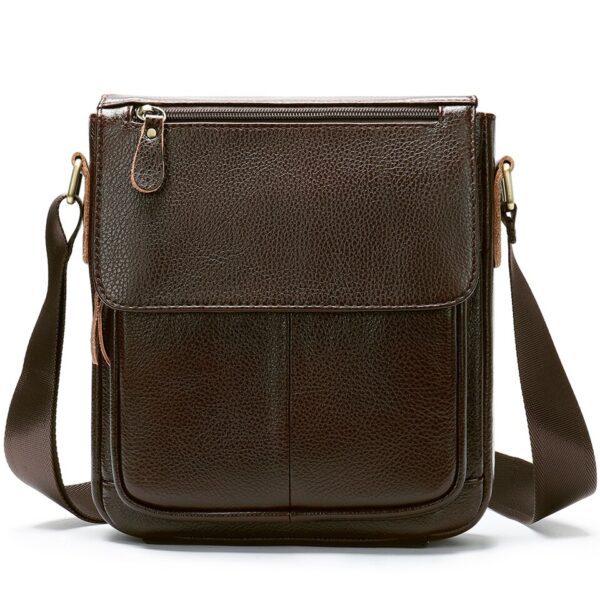 Bolsa de ombro Westal homens alta qualidade masculino, couro, crossbody  819a - Image 5