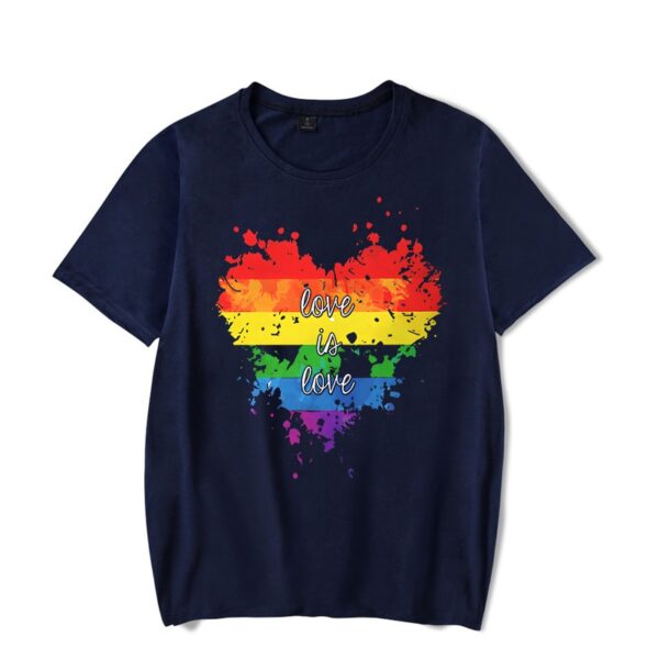 Camiseta LGBTQ, O amor é amor Coração- Hipster, Lésbicas Gay Bissexual Transexuais, Streetwear Camiseta O - Image 14