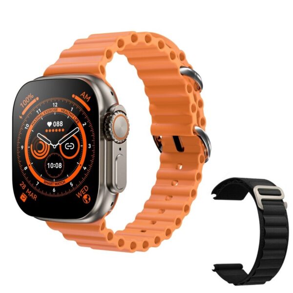 Smartwatch Ultra 8 para homens e mulheres, NFC, GPS Track, Chamada Bluetooth, Smartwatch Esportivo Impermeável, Série 8, Novo, 49mm - Image 9