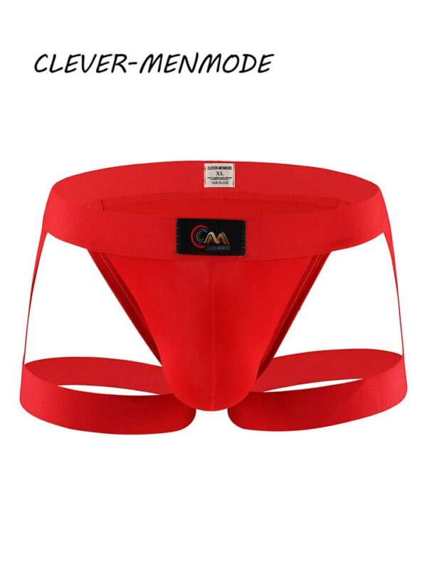Cuecas masculina Jockstrap Sexy Strap Cuecas, Bikini, Suspender de coxa - Image 8