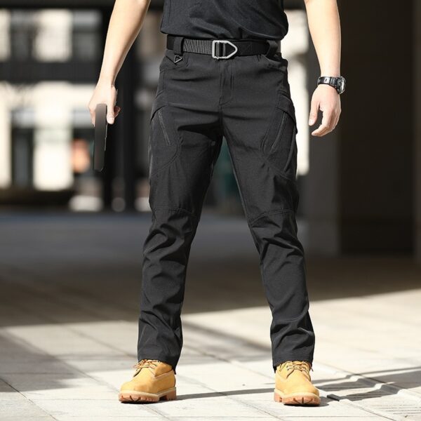Calça Masculina Novas forças especiais originais fãs macacão estiramento respirável tático, bolso frontal, zíper - Image 19