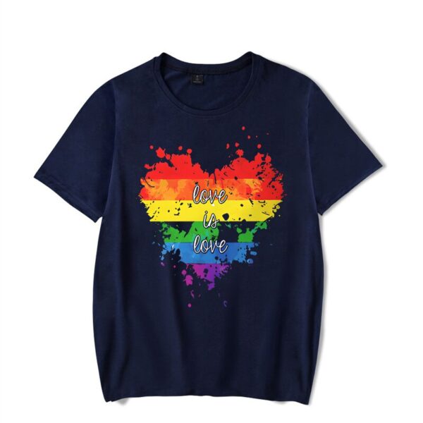 Camiseta LGBTQ, O amor é amor Coração- Hipster, Lésbicas Gay Bissexual Transexuais, Streetwear Camiseta O - Image 7