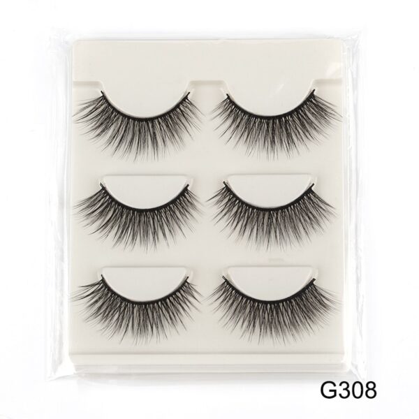 Cílios Manga YSDO Mink 3D Natural, Wispy, Falsos, Reutilizáveis, Estilo Coreano, 3 Pares, 5 Pares, 7 Pares - Image 8