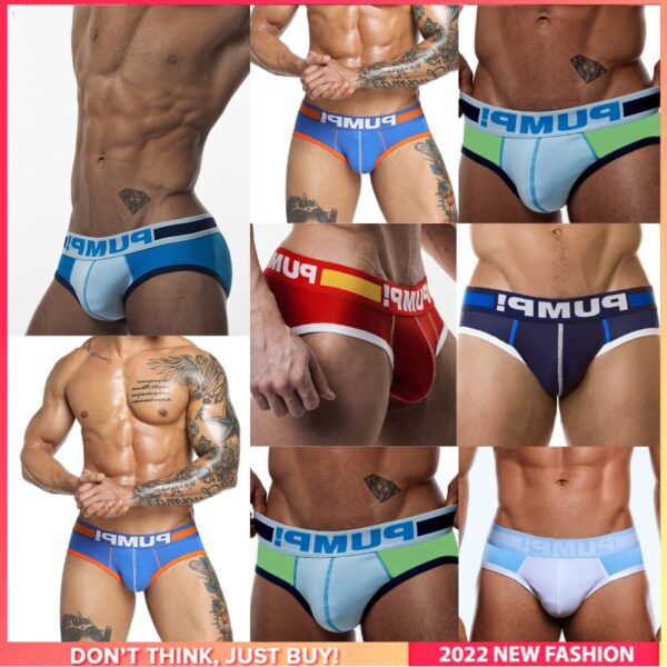 Cueca de algodão Jockstrap respirável masculina, sexy, bolsa Tanga U, moda gay, 8 peças - Image 7
