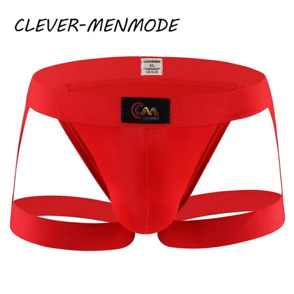 Cuecas masculina Jockstrap Sexy Strap Cuecas, Bikini, Suspender de coxa - Image 7