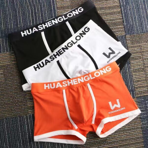 Cueca Boxer masculina algodão macio, kit com 3 pçs, roupa interior masculina, boxers confortáveis, respiráveis - Image 7