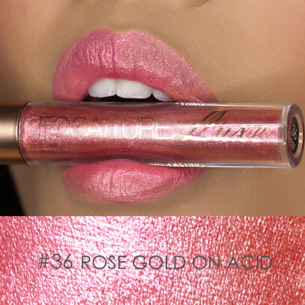 Batom líquido impermeável Focallure, Red Velvet Lip Tint, Nude Matte, Maquiagem Colorida - Image 7