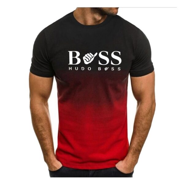 Camiseta solta de manga curta masculina, com decote O, estampada em 3D, respirável, casual, série juvenil, moda, verão - Image 16