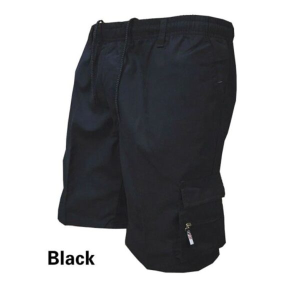 Bermuda Shorts masculinos respiráveis com bolsos múltiplos, casual de verão, praia - Image 9
