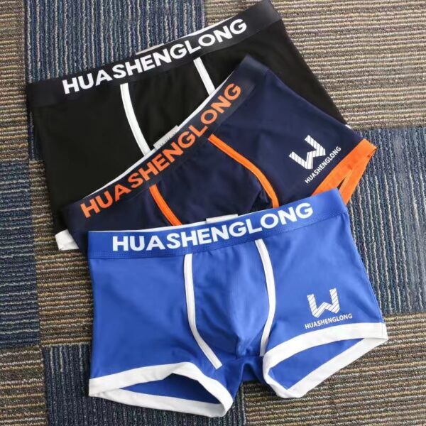Cueca Boxer masculina algodão macio, kit com 3 pçs, roupa interior masculina, boxers confortáveis, respiráveis - Image 8