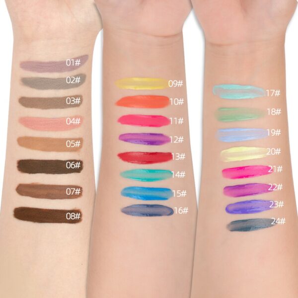 Sombra Líquida Matte QIBEST, Impermeável, Longa Duração, Olho, Contorno, Blush, Creme, Beleza, Ferramenta de Maquiagem, Alta Qualidade - Image 17