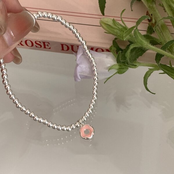 Pulseira feminina-VENTFILLE 925 Sterling Silver Pearls Bambu Knots, Coreano - Image 29