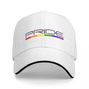 Bonés LGBT Design Rainbow Gay Pride LGBTQ Stuff Homens Mulheres Bonés Clássico Formal All Seasons, Snapback