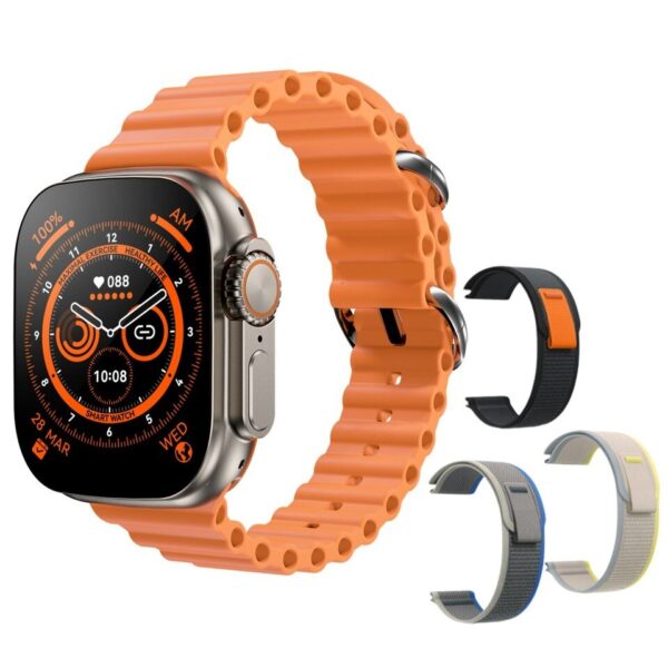 Smartwatch Ultra 8 para homens e mulheres, NFC, GPS Track, Chamada Bluetooth, Smartwatch Esportivo Impermeável, Série 8, Novo, 49mm - Image 29