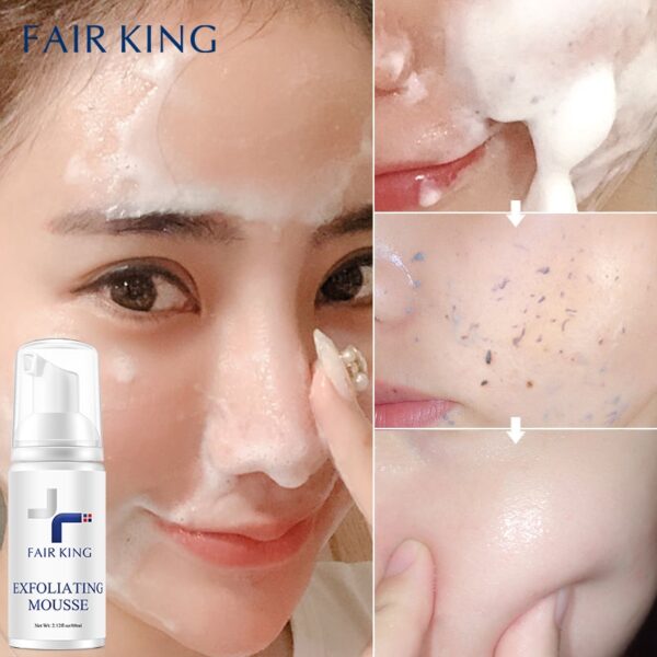 Creme Facial esfoliante mousse peeling gel, remover profundamente todos os tipos de pele hidratante suave. - Image 2