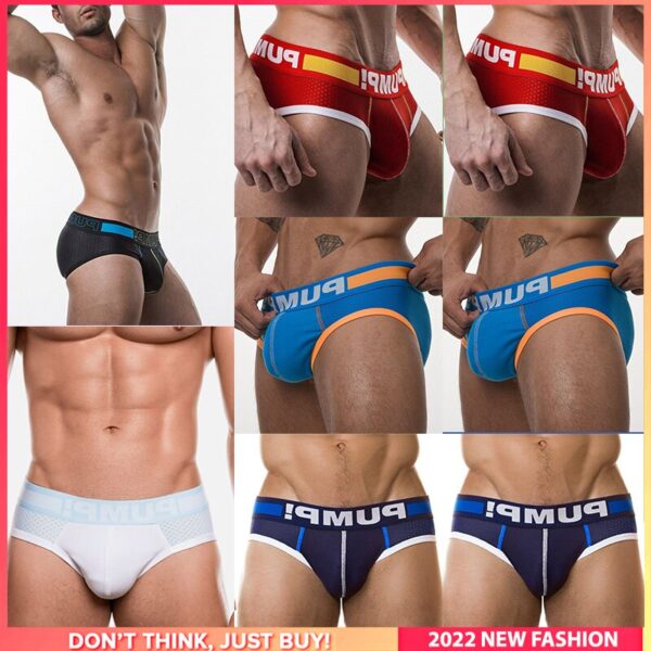 Cueca de algodão Jockstrap respirável masculina, sexy, bolsa Tanga U, moda gay, 8 peças - Image 5