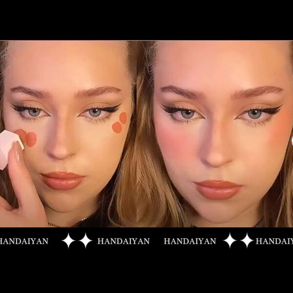Blush Stick Impermeável Facial Natural Cheek Rouge 14 Cores Silky Smooth Bochecha Tint Líquido Rosto Blush, com Esponja - Image 6