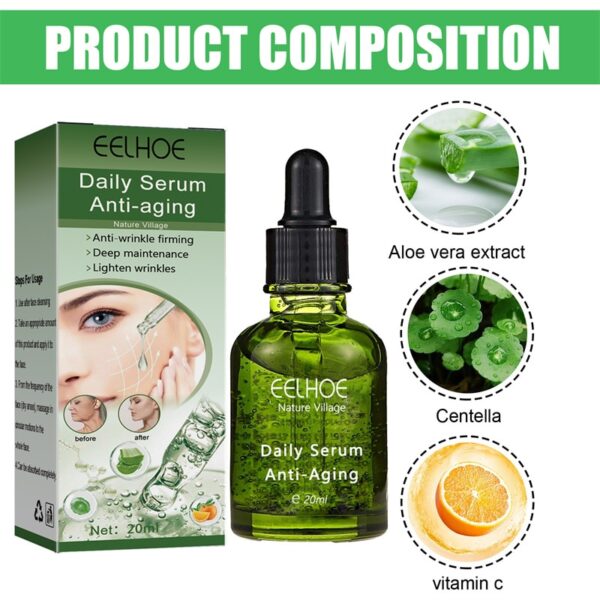 Removedor instantâneo de rugas Soro facial, Lifting, Firming, Fade Fine Lines, Anti-Envelhecimento, Essência, Clareamento, Iluminar - Image 2