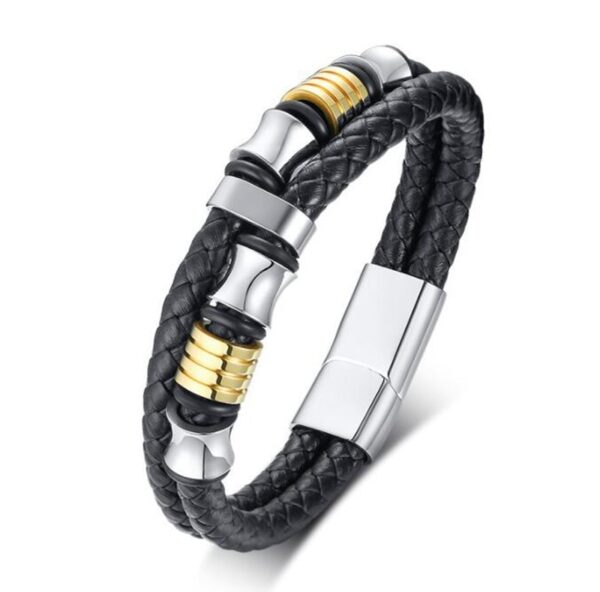 Pulseira de couro trançado à mão para homens e mulheres, cruz simples e delicada, amuletos cristãos - Image 20