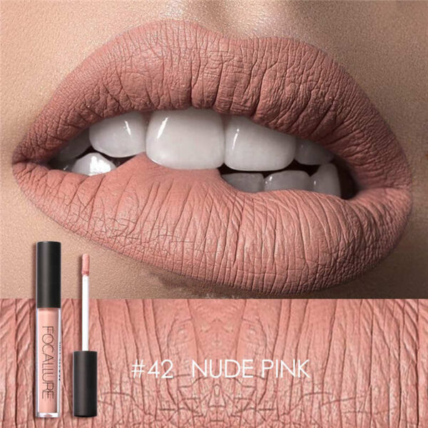 Batom líquido impermeável Focallure, Red Velvet Lip Tint, Nude Matte, Maquiagem Colorida - Image 32