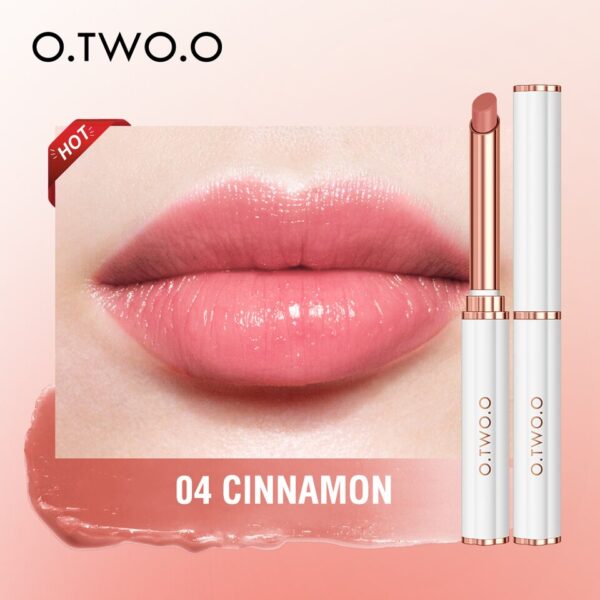 Batom Matte O.TWO.O, de longa duração 24h sem transferência tonalidade labial à prova d água bálsamo hidratação nude 6g gloss labial - Image 8