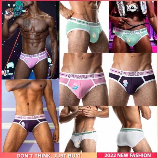 Cueca de algodão Jockstrap respirável masculina, sexy, bolsa Tanga U, moda gay, 8 peças - Image 2