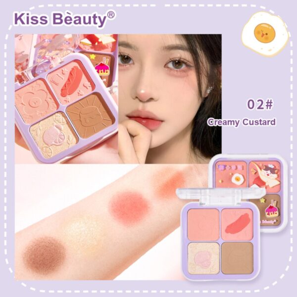 Blush Miss Rose pó Paleta, Mineral, Sombra de Olho, Natural Impermeável, Maquiagem Bochecha, Rouge - Image 16