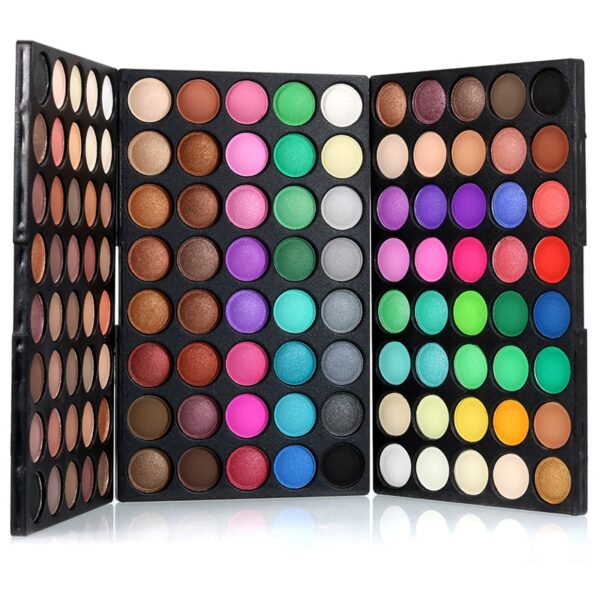 Sombra, Conjunto de paletas, sombra fosca, brilho, maquiagem nua, kit de maquiagem, 120 cores - Image 3