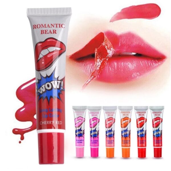Kit 6 pçs Batom Líquido, à prova d água longa duração gloss lint máscara maquiagem fosco lipgloss - Image 5