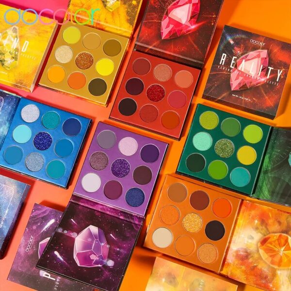 Paleta de sombra Docolor-gemstone, paleta de maquiagem glitter profissional, pigmento duradouro, cosméticos, 54 cores - Image 2