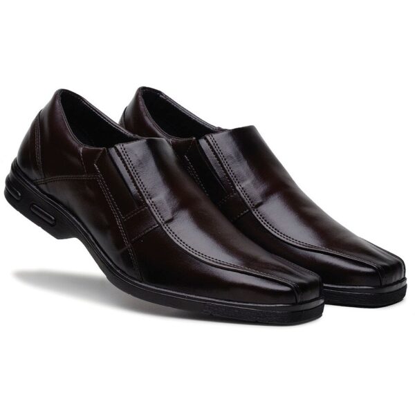 Sapatos Masculino Social Bico Quadrado Confortável Sapataria Bertelli - Image 3