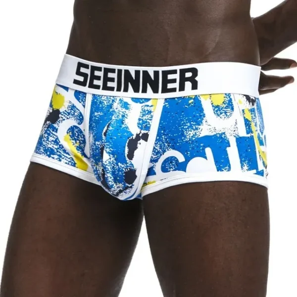 Cuecas masculina de algodão, LGBTQ, boxer, 25 estilos de marca sexy, boxers, calzoncillos hombre deslizamento shorts - Image 23
