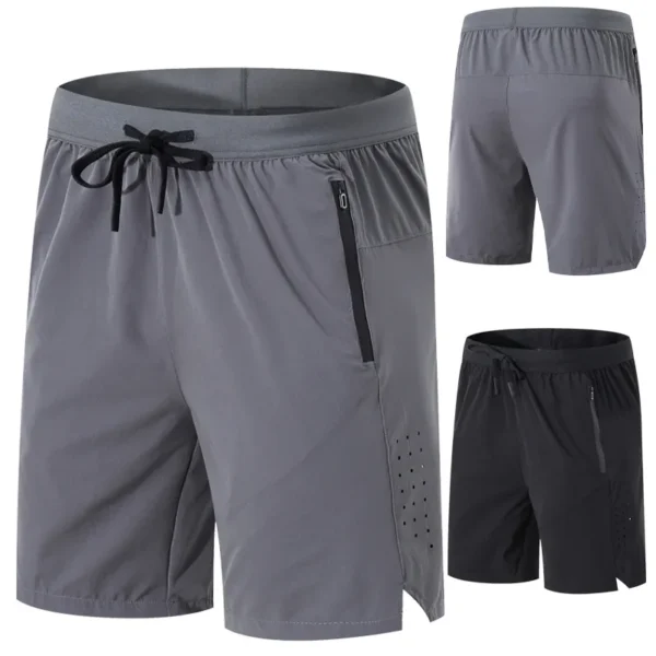 Shorts masculino de ginática, cintura média, corrida, jogging, exercício, confortável, treino, praia sweeants, crossfit, verão, marca, 4XL - Image 2