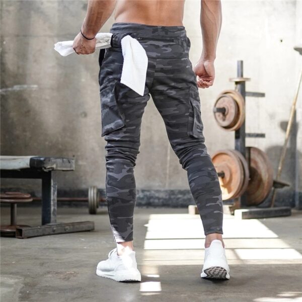 Calças masculina de moletom skinny, calças esportivas, corredor de treinamento, treino de ginástica, novo, 2023 - Image 12