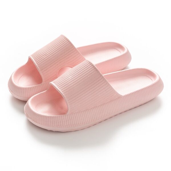 Chinelos unissex Grossa Plataforma Nuvem, Banheiro Interior Slides Macio EVA Anti-Slip Home Floor Slides  Verão sapatos. - Image 18