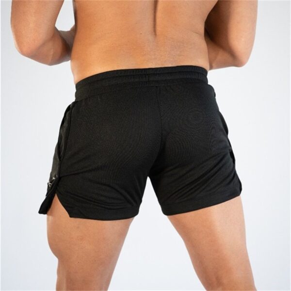 Shorts masculino esportivo de malha, secagem rápida, corredor casual, ginásio, Fitness, Treino, Corrida, Verão - Image 8