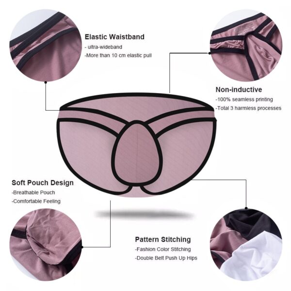 Cuecas masculina LGBTQ Jockstrap, ADANNU, tanga gay, cuecas de homem, de algodão, sexy G string - Image 7